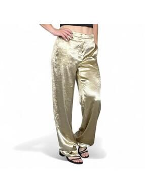 Vince Gold Metallic Pants
